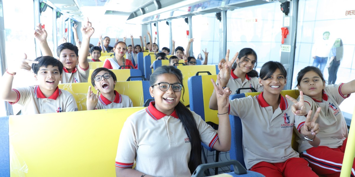 AES ghaziabad students enjoys in trip