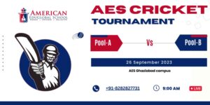image of AES ghaziabad cricket tournament